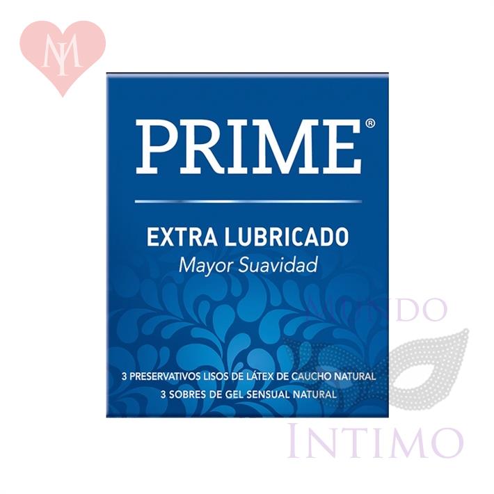 Preservativos Prime Extra Lubricados